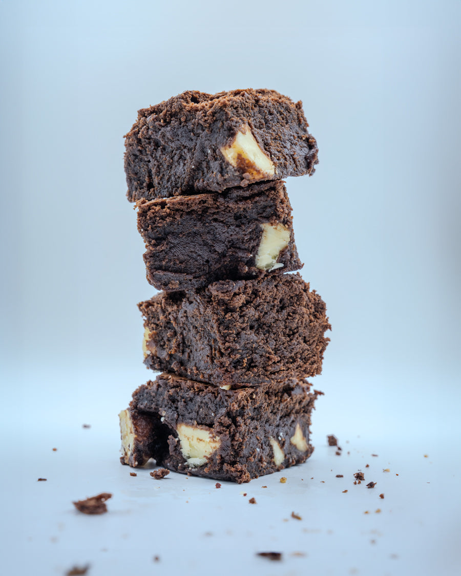 Large Tray Of Brownies Or Blondies - White Choc Brownies image