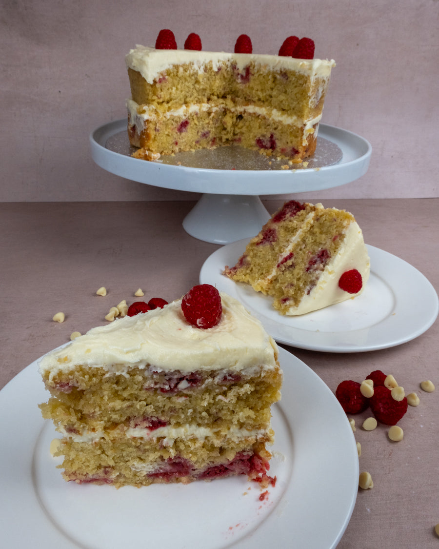 Full Cake - Raspberry and White Chocolate image