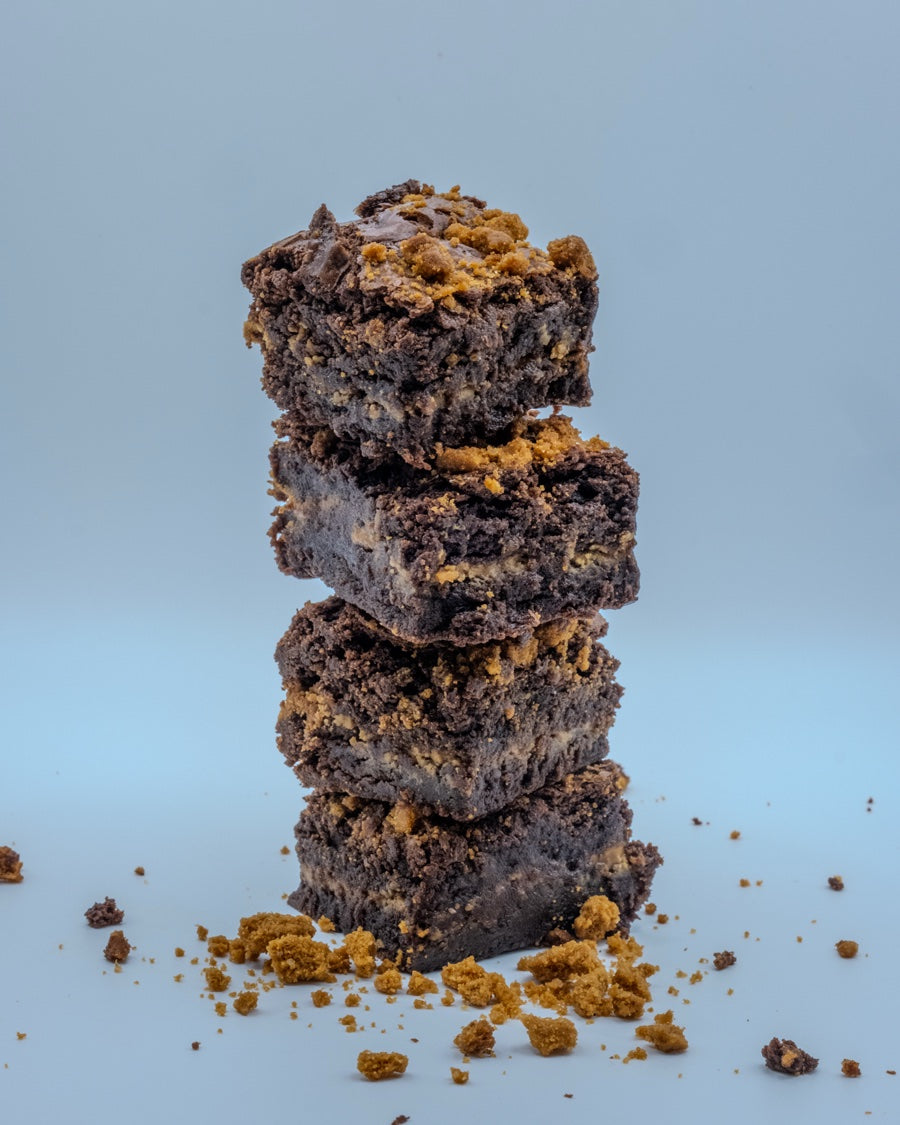 Large Tray Of Brownies Or Blondies - Biscoff Brownies image